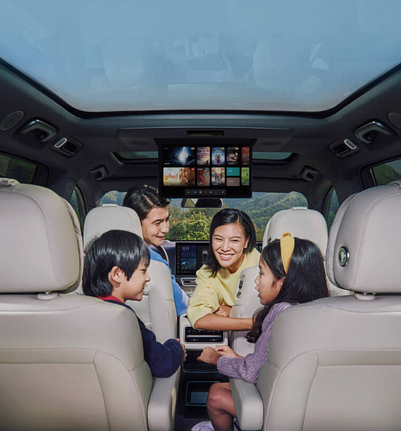 Двухпанельный панорамный люк