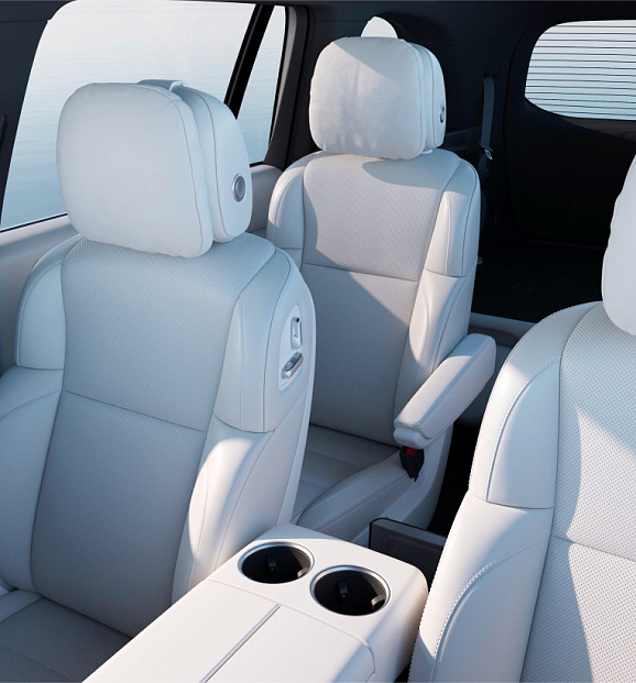 Полностью электрические сиденья во всех трех рядах